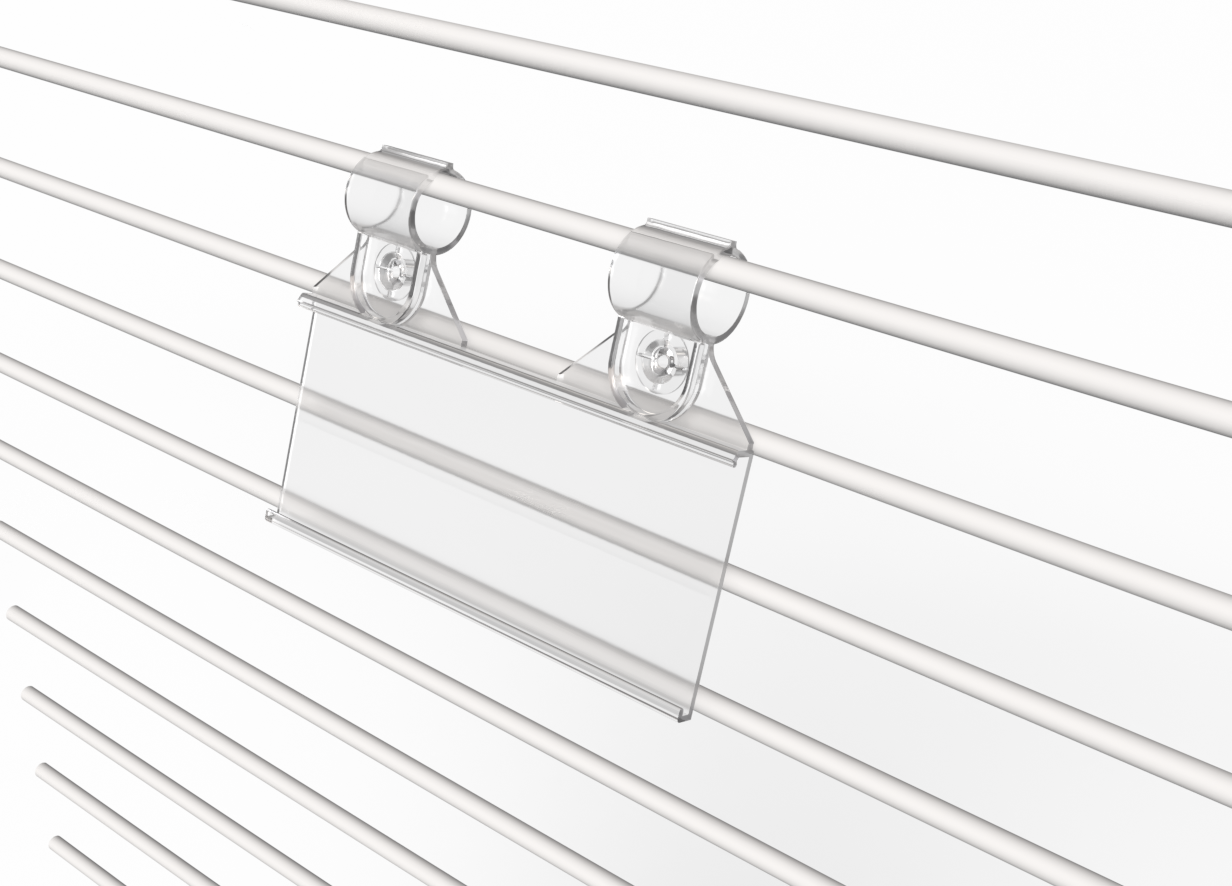 Self-Piercing ESL Holder For Wire Fixtures