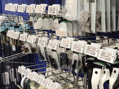 ESL Holders For Retail Display Hooks