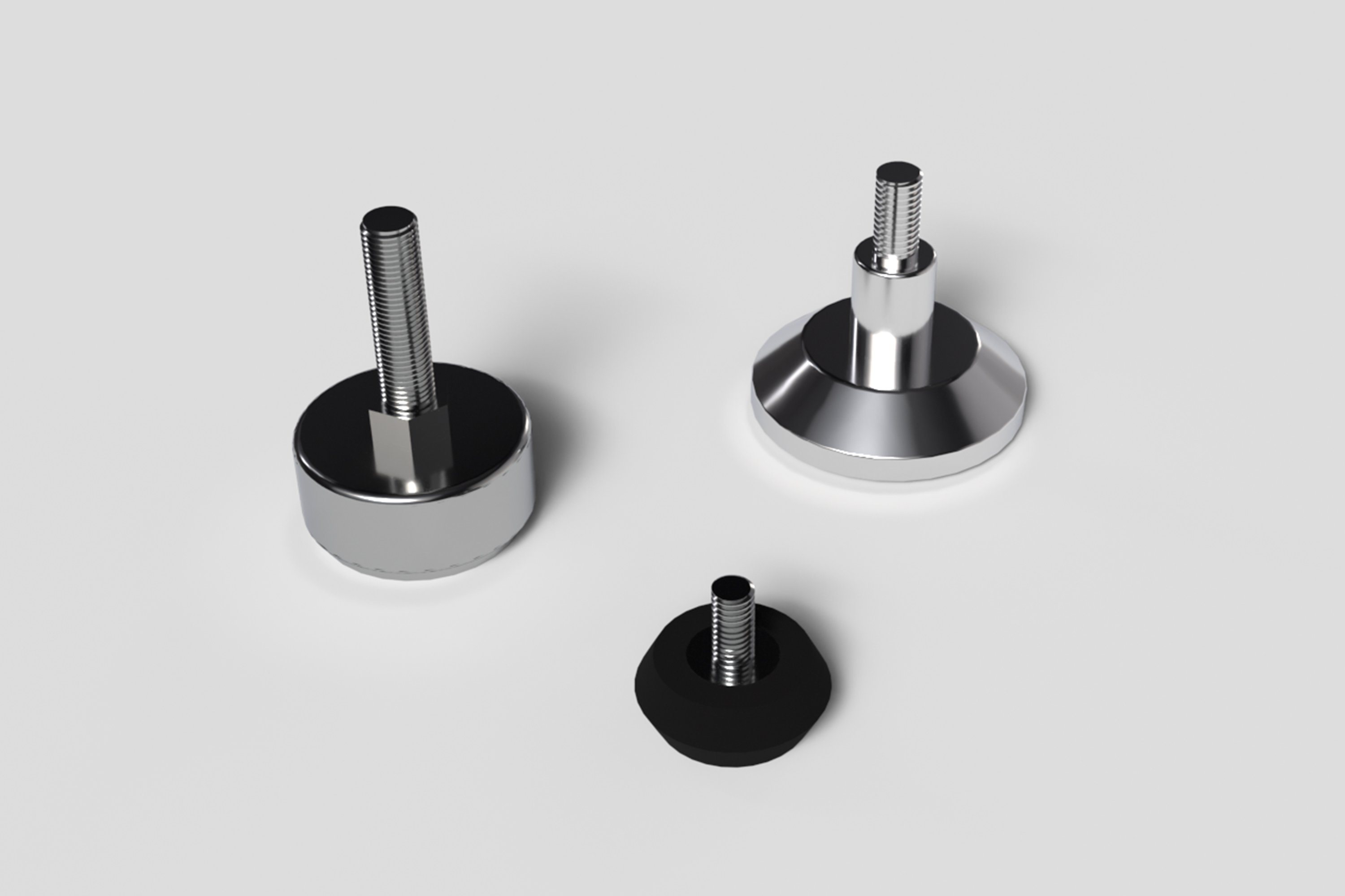 Guides and Leveler Fasteners for Display Signage
