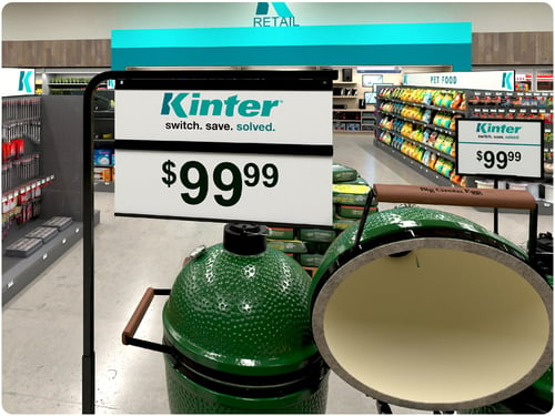 Retail Store Displays for Green Egg Product
